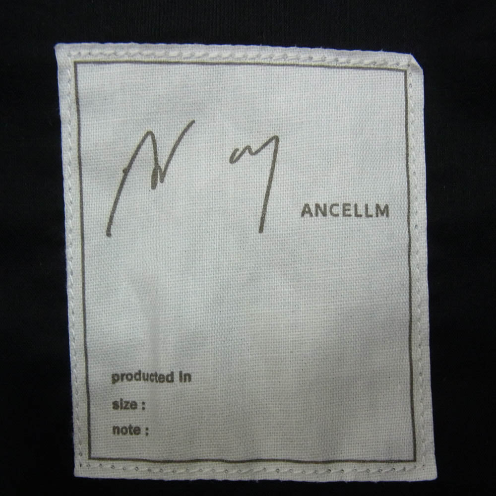 ANCELLM アンセルム ANC-JK08-EX GARDEN ガーデン別注 PATCHWORK BLOUSON EX パッチワーク ブルゾン フルジップ ショート ジャケット ブラック系 OS【中古】
