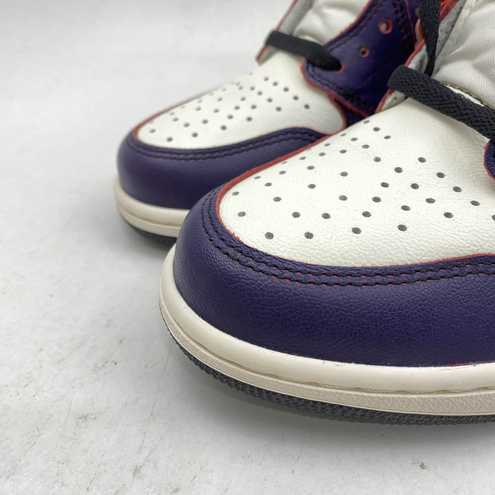 NIKE ナイキ CD6578-507 【フェイクバスターズ鑑定済】 SB × Air Jordan 1 Retro High La To Chicago AJ1 エアジョーダン1 ハイカットスニーカー パープル系 ゴールド系 27cm【新古品】【未使用】【中古】