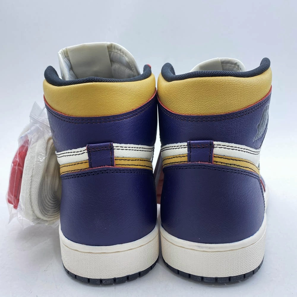 NIKE ナイキ CD6578-507 【フェイクバスターズ鑑定済】 SB × Air Jordan 1 Retro High La To Chicago AJ1 エアジョーダン1 ハイカットスニーカー パープル系 ゴールド系 27cm【新古品】【未使用】【中古】