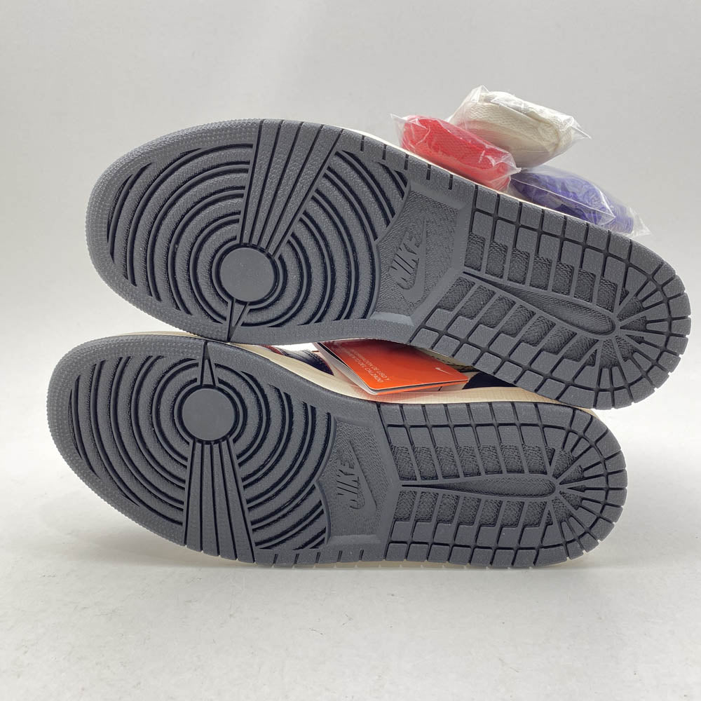 NIKE ナイキ CD6578-507 【フェイクバスターズ鑑定済】 SB × Air Jordan 1 Retro High La To Chicago AJ1 エアジョーダン1 ハイカットスニーカー パープル系 ゴールド系 27cm【新古品】【未使用】【中古】