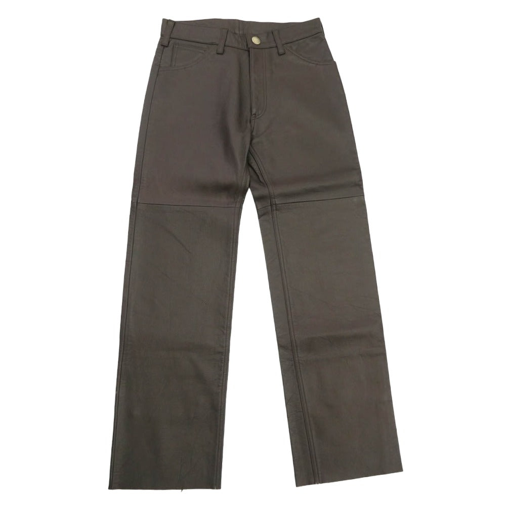 REDMOON レッドムーン レザー パンツ ブラウン系 L【中古】