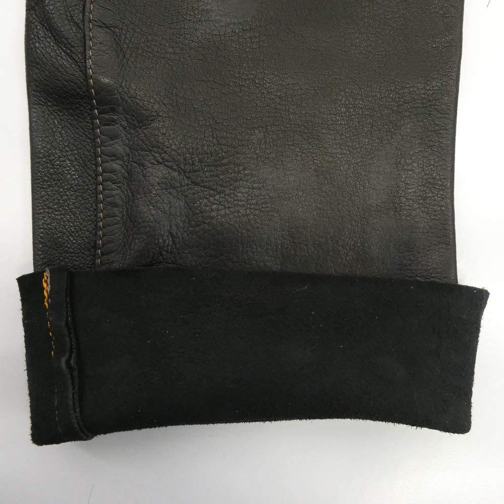 THE FLAT HEAD ザフラットヘッド LOT3005D ディアスキン レザーパンツ ブラック系 30【中古】