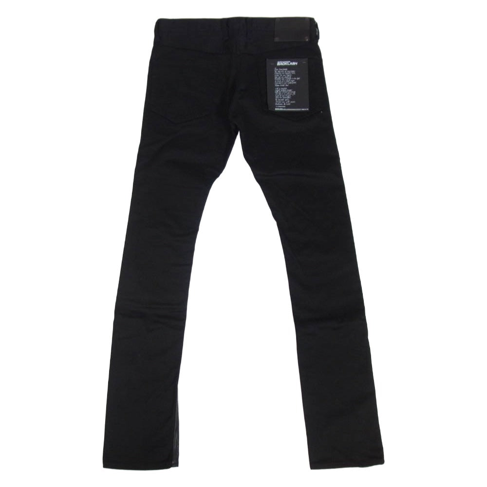 ISAMUKATAYAMA BACKLASH イサムカタヤマバックラッシュ 1636-02 DELTA BLUES ジャパンホースレザー切替パンツ ブラック系 M【極上美品】【中古】