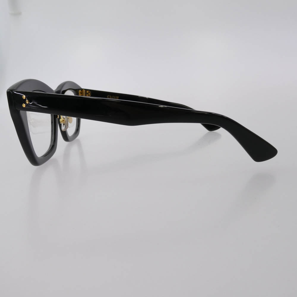 金子眼鏡店 カネコオプティカル Ch!iii 別注 beauty&youth UNITED ARROWS トリプルネーム アイウェア 眼鏡 フレーム：ブラック系　レンズ：クリア【中古】