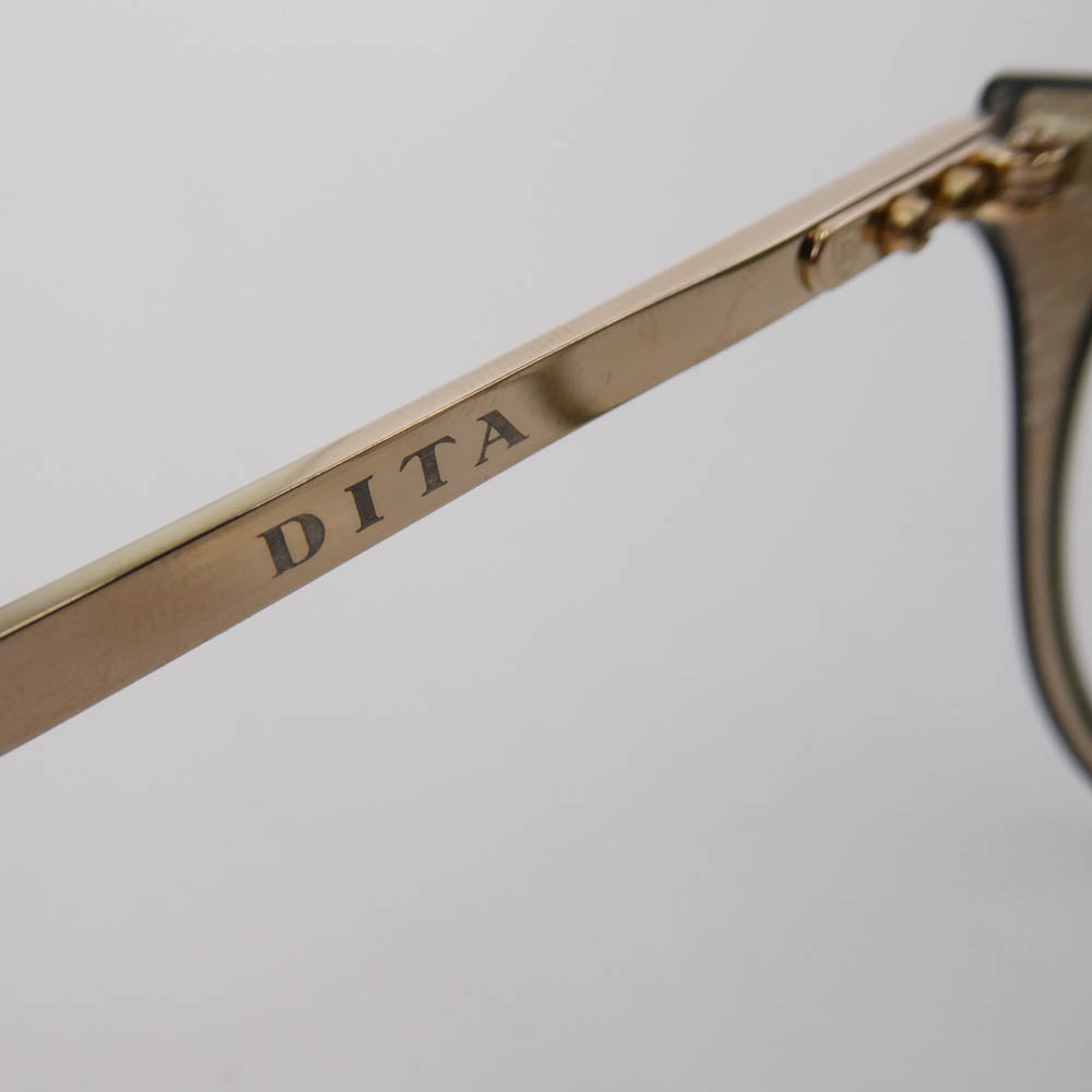 DITA ディータ DTX505-01 ASHLAR アシュラー アイウェア 眼鏡 ブラック系 ゴールド系 50□19-143【中古】