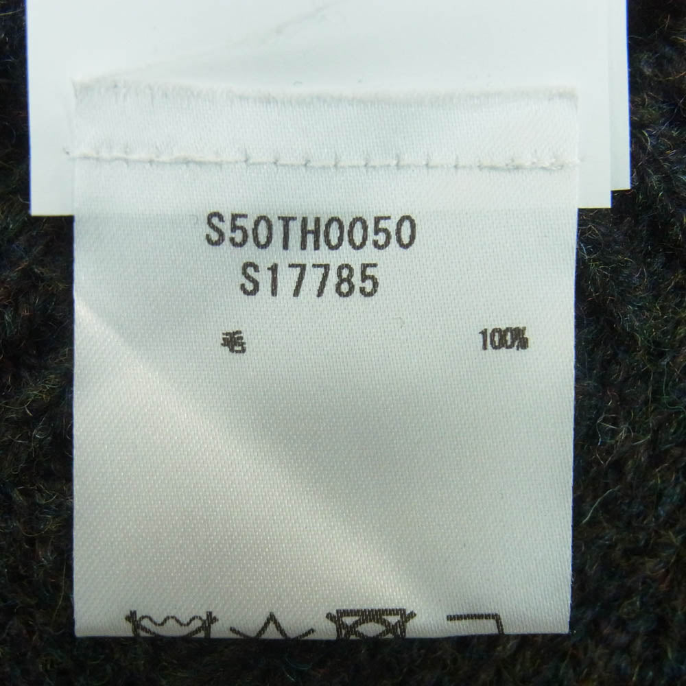 MAISON MARGIELA メゾンマルジェラ 21AW S50TH0050 14ライン 四つタグ Vネック ウール ニット ベスト ダークグレー系 S【中古】