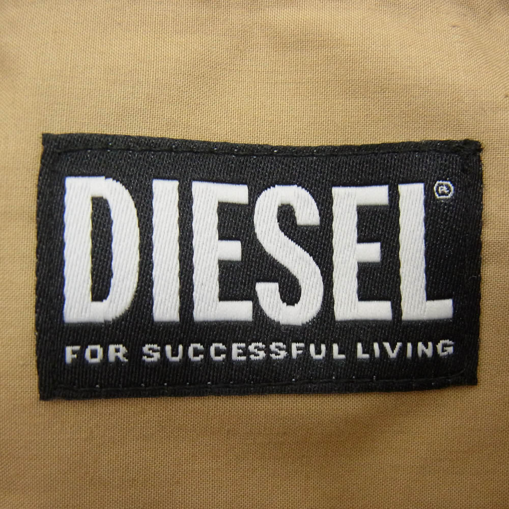 DIESEL ディーゼル A04013 S-MARLEY-A レイヤード 長袖 シャツ カットソー ブラウン系 M【極上美品】【中古】