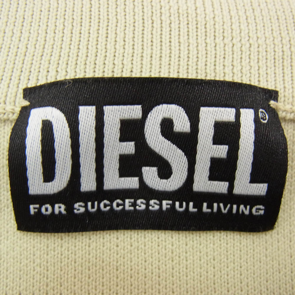 DIESEL ディーゼル A04085 K-WICHITA KNIT WEAR クルーネック ニット セーター ベージュ系 L【極上美品】【中古】