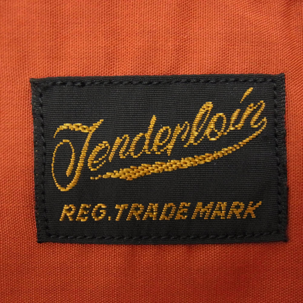 TENDERLOIN テンダーロイン T-P.P SHT #2 ロゴワッペン付き 半袖 ワークシャツ 朱色系 レッド系 M【中古】