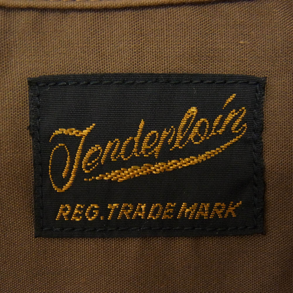 TENDERLOIN テンダーロイン T-P.P SHT SHORT 半袖 オープンカラー シャツ ブラウン系 M【美品】【中古】
