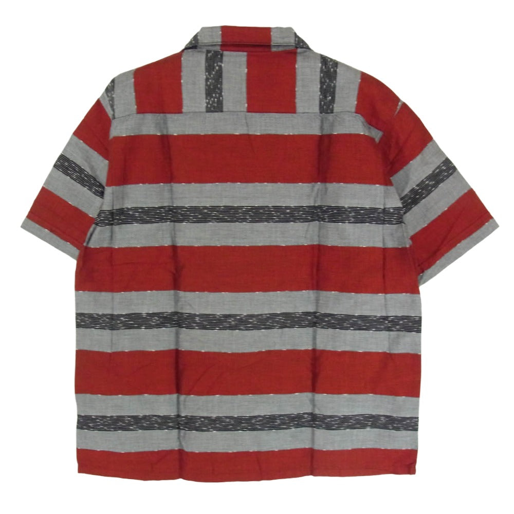 TENDERLOIN テンダーロイン T-GRADATION SHT グラデーション 半袖 オープンカラー シャツ レッド系 M【中古】