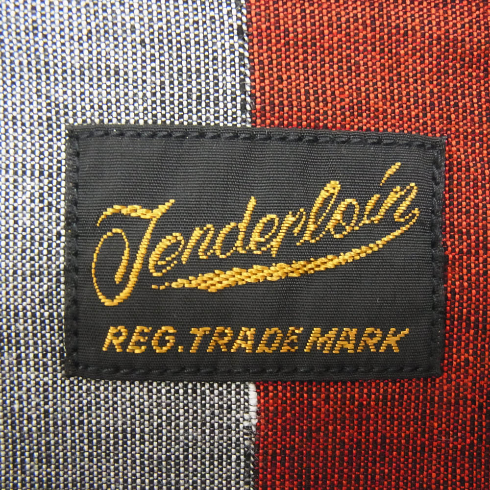 TENDERLOIN テンダーロイン T-GRADATION SHT グラデーション 半袖 オープンカラー シャツ レッド系 M【中古】