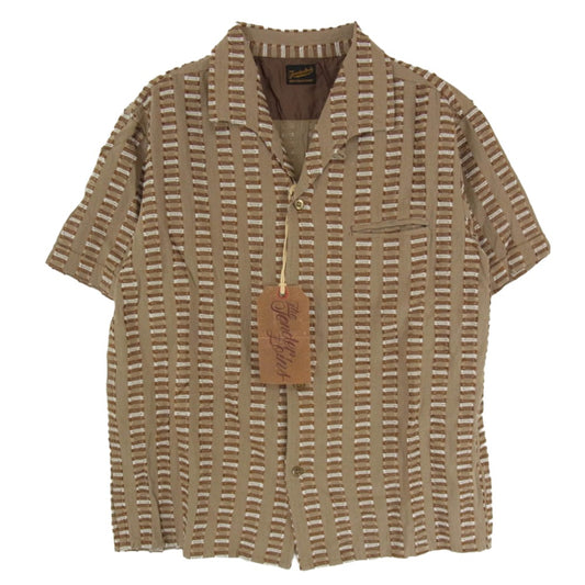 TENDERLOIN テンダーロイン T-ATOMIC SHT S アトミック レーヨン 半袖 シャツ ブラウン系 M【中古】