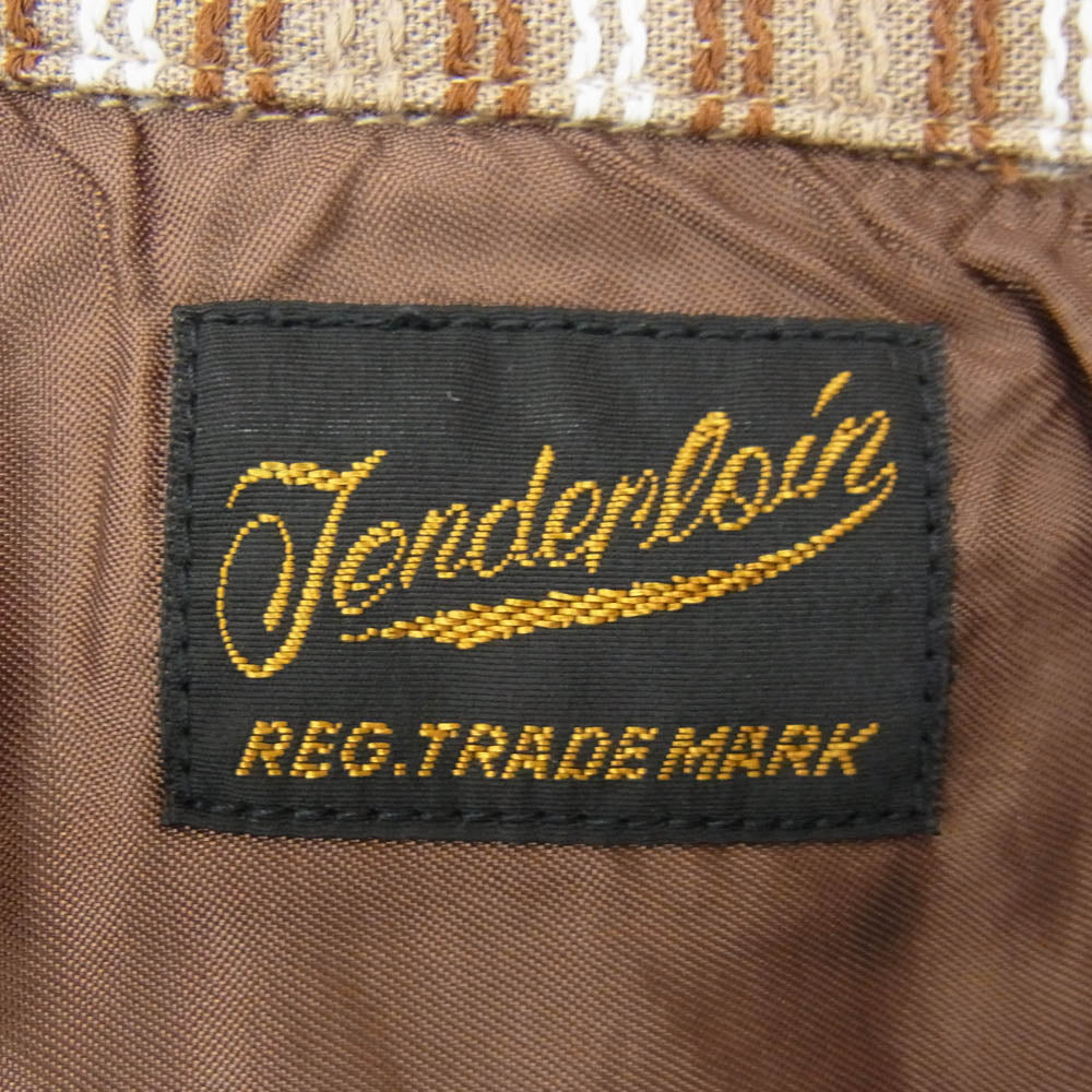 TENDERLOIN テンダーロイン T-ATOMIC SHT S アトミック レーヨン 半袖 シャツ ブラウン系 M【中古】