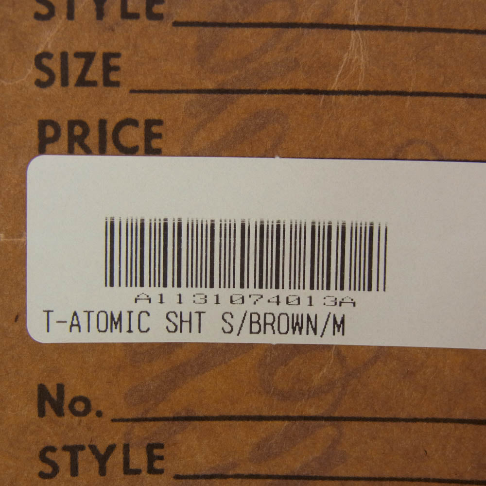 TENDERLOIN テンダーロイン T-ATOMIC SHT S アトミック レーヨン 半袖 シャツ ブラウン系 M【中古】