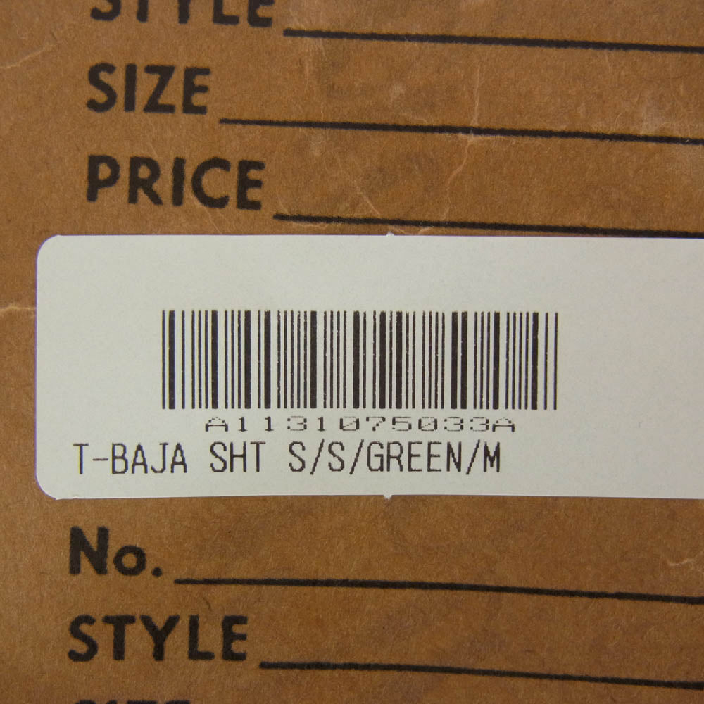 TENDERLOIN テンダーロイン T-BAJA SHT S/S バハ 半袖 オープンカラー シャツ グリーン系 M【中古】