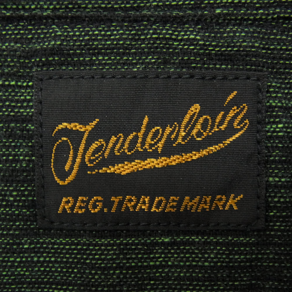 TENDERLOIN テンダーロイン T-BAJA SHT S/S バハ 半袖 オープンカラー シャツ グリーン系 M【中古】