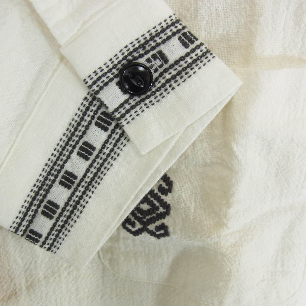 TENDERLOIN テンダーロイン T-BAJA SHT バハ 長袖 オープンカラー シャツ ホワイト系 M【中古】