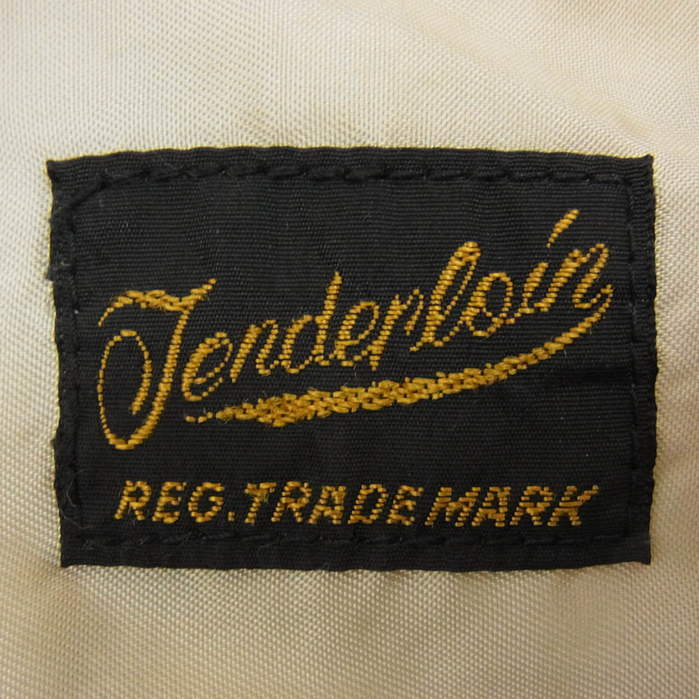 TENDERLOIN テンダーロイン T-CORDUROY SHT A ZEBRA ゼブラ柄 コーデュロイ 長袖 オープンカラー シャツ ブラック系 M【美品】【中古】