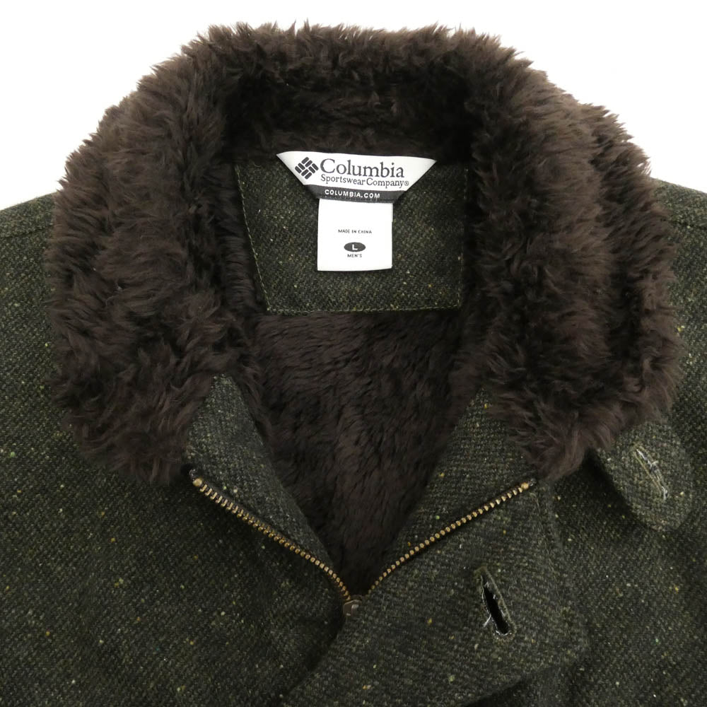 Columbia コロンビア PM5148 裏ボア ウール N-1タイプ ジャケット ブラウン系 L【中古】