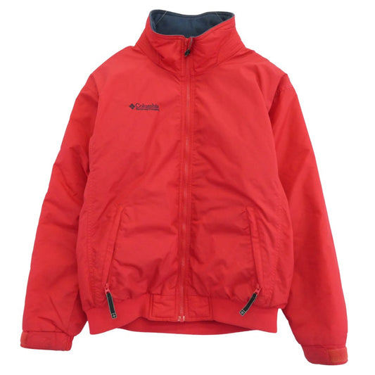 Columbia コロンビア PM3479 ナイロン フリース ジャケット レッド系 L【中古】