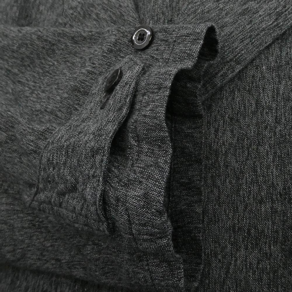 OUTIL ウティ OV-T003 MANTEAU PUPILLIN ペッパー＆ソルト コットン リネン ワーク コート ダークグレー系 2【極上美品】【中古】