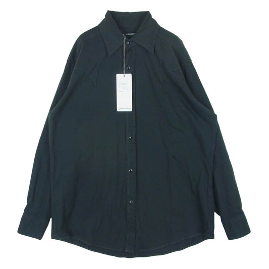 マーティーアンドサンズ 24AW MT4303-0607B WESTERN ウエスタン 長袖 シャツ チャコール系 1【極上美品】【中古】