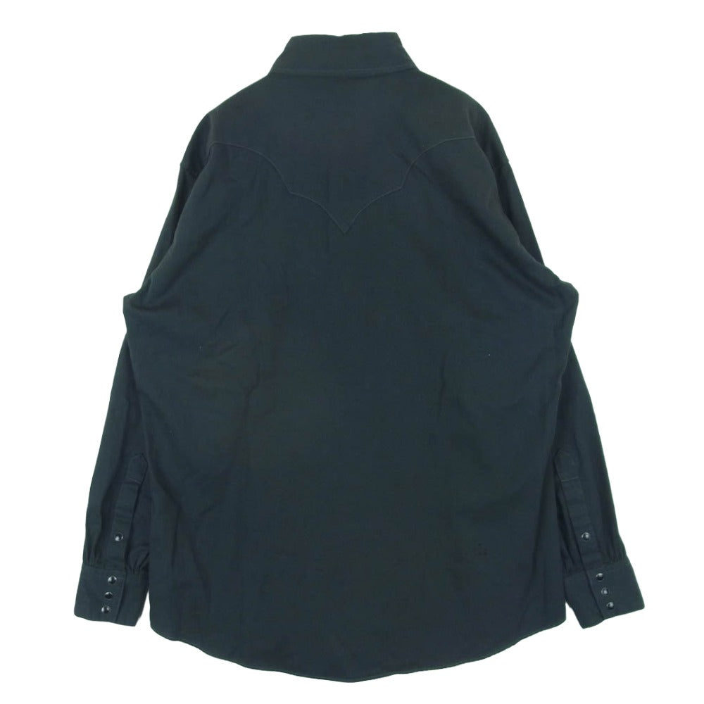 マーティーアンドサンズ 24AW MT4303-0607B WESTERN ウエスタン 長袖 シャツ チャコール系 1【極上美品】【中古】