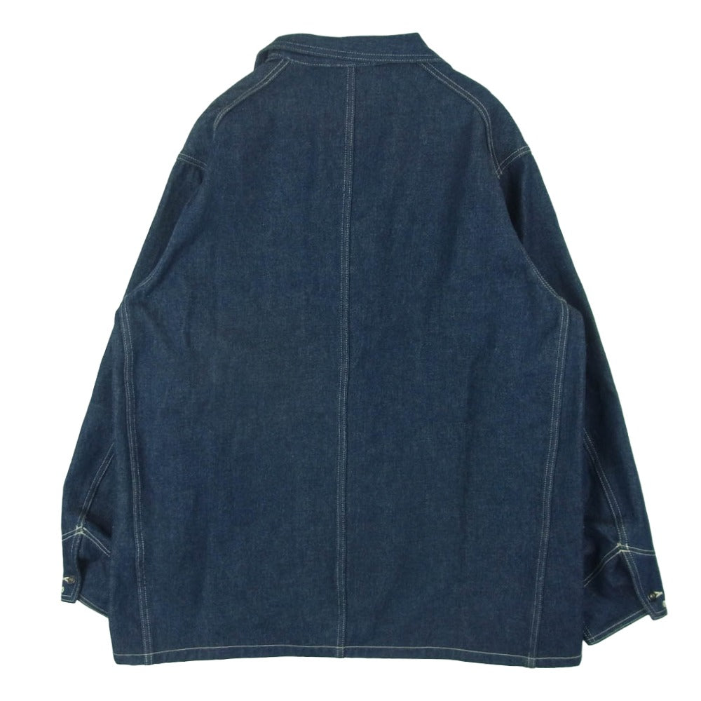 マーティアンドサンズ MT3103-0906 DENIM COVERALL JACKET デニム カバーオール ジャケット インディゴブルー系 3【極上美品】【中古】