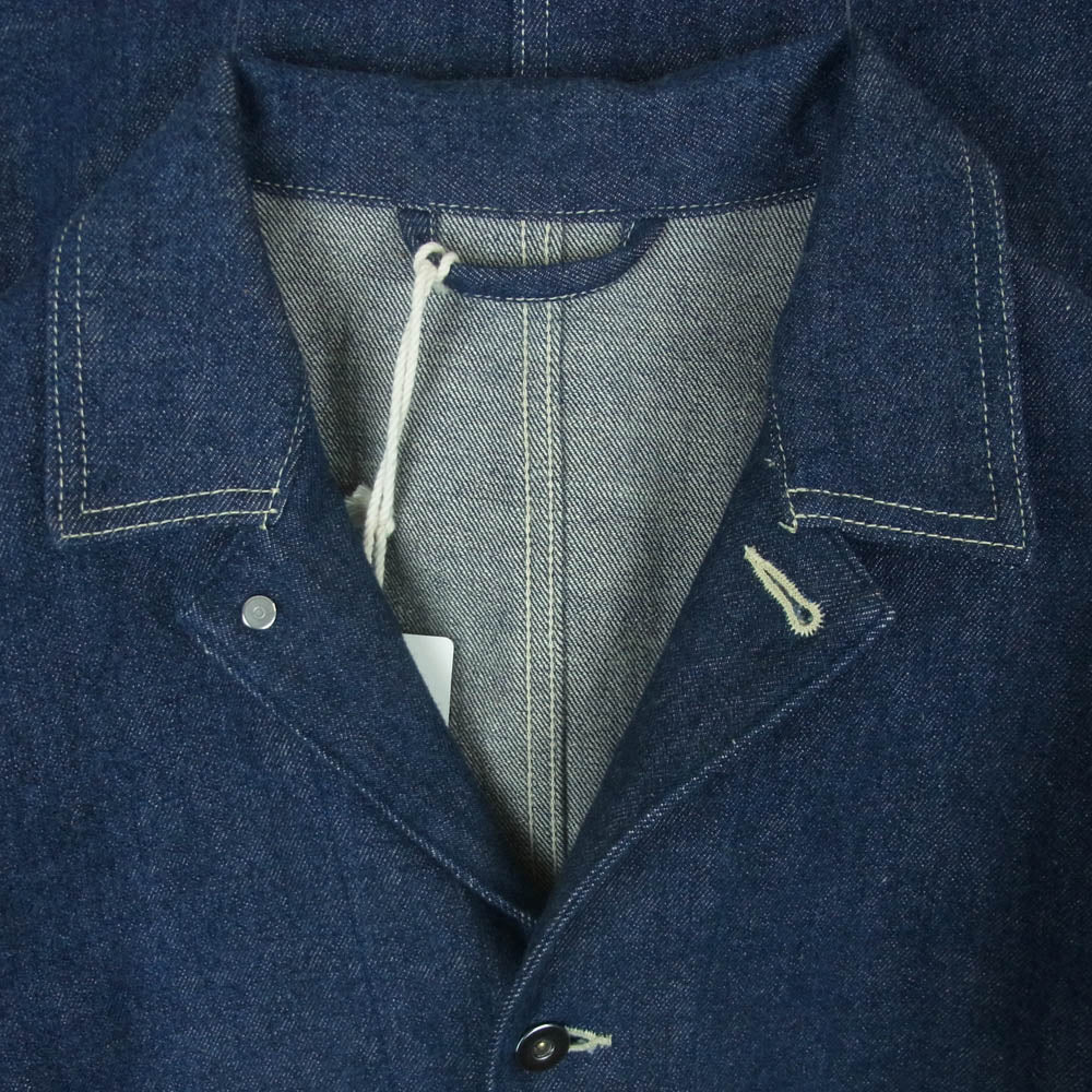 マーティアンドサンズ MT3103-0906 DENIM COVERALL JACKET デニム カバーオール ジャケット インディゴブルー系 3【極上美品】【中古】