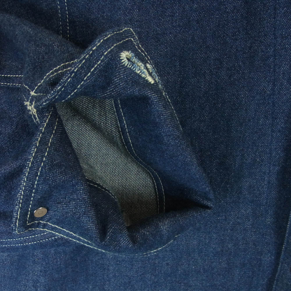 マーティアンドサンズ MT3103-0906 DENIM COVERALL JACKET デニム カバーオール ジャケット インディゴブルー系 3【極上美品】【中古】
