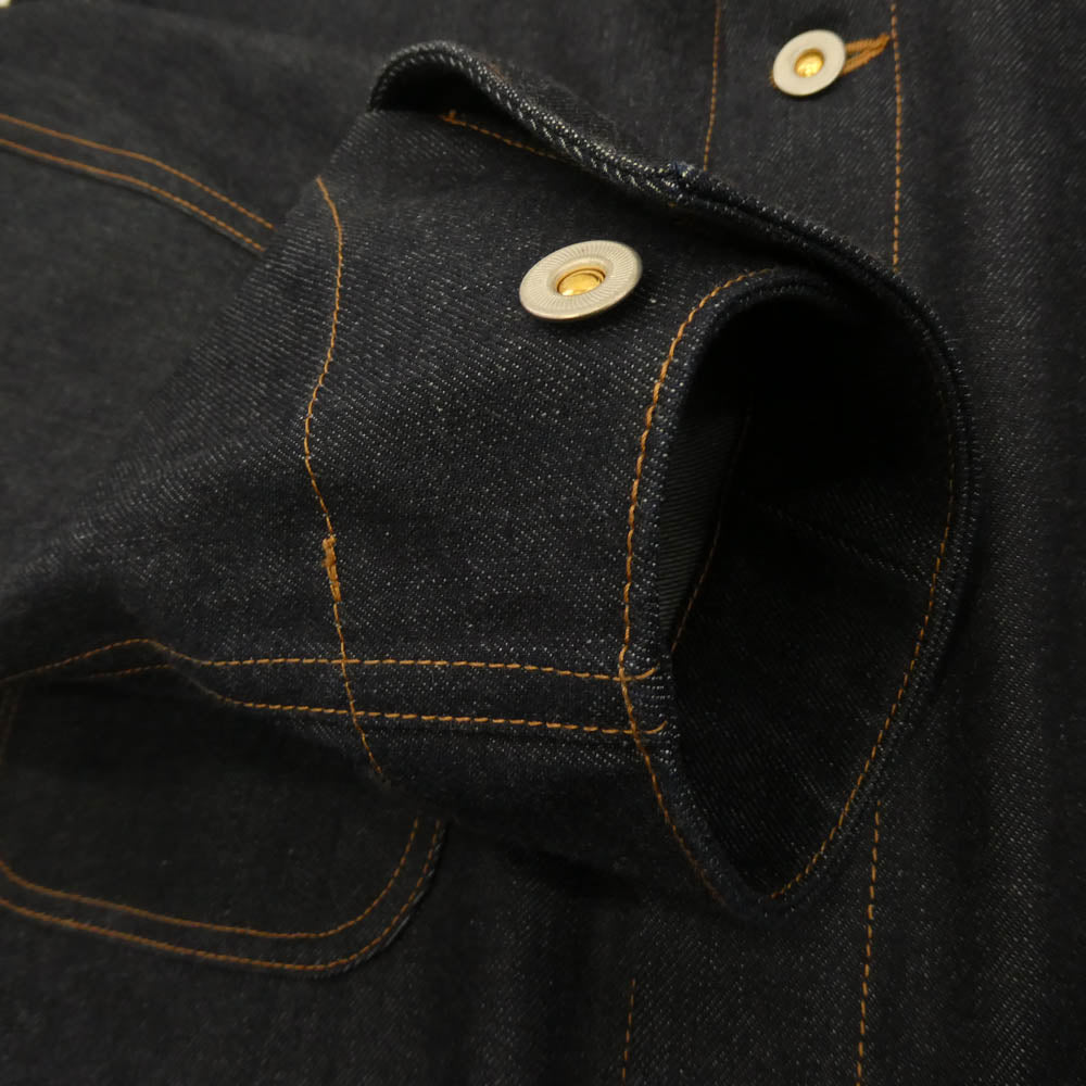 ヘリル 20-020-HL-8050-3 CASHMERE DENIM WORK COAT カシミヤ デニム