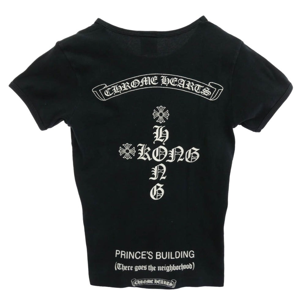 CHROME HEARTS クロムハーツ（原本無） OLD HONG KONG 香港限定 半袖 Tシャツ カットソー ブラック系【中古】