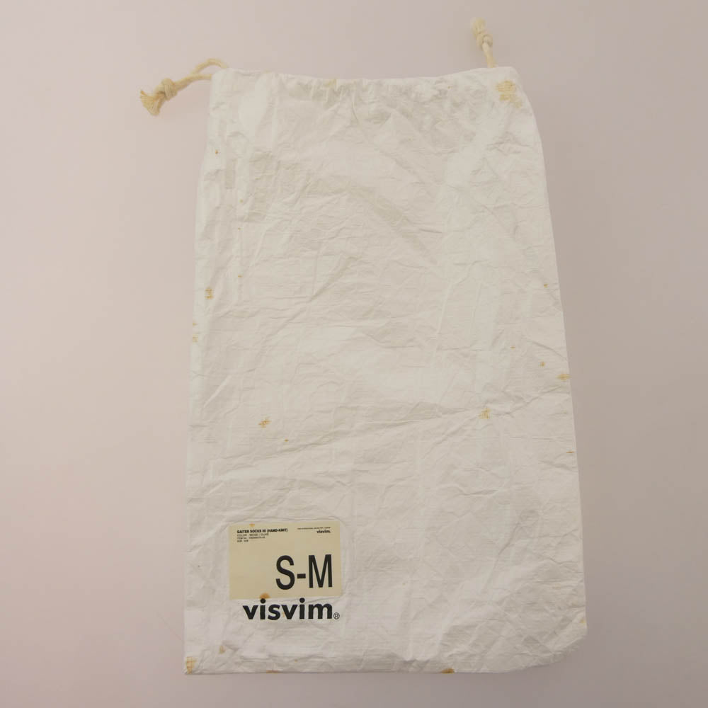 VISVIM ビズビム ウール ニット ソックス 靴下 ベージュ系 オリーブ系 S-M【中古】