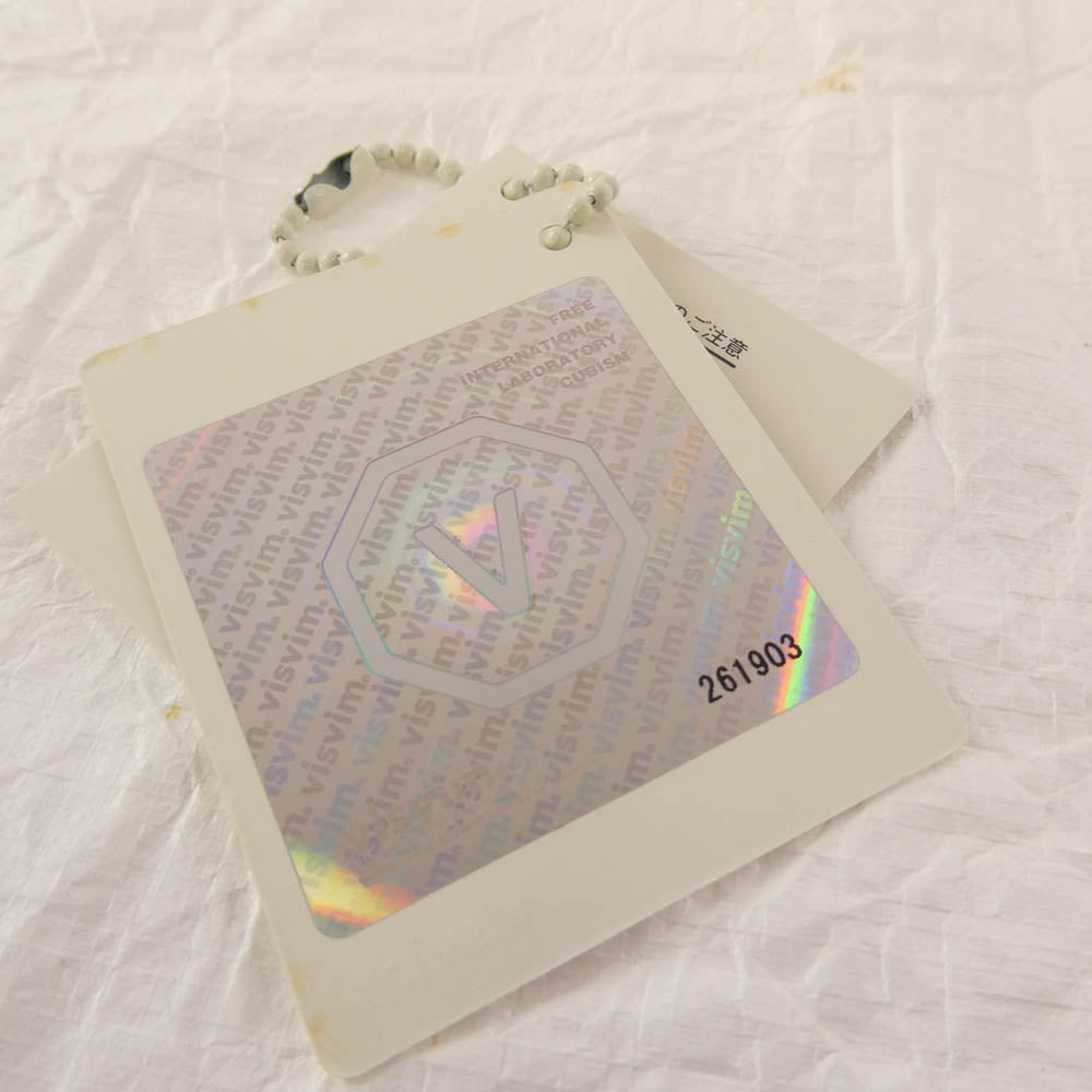 VISVIM ビズビム ウール ニット ソックス 靴下 ベージュ系 オリーブ系 S-M【中古】