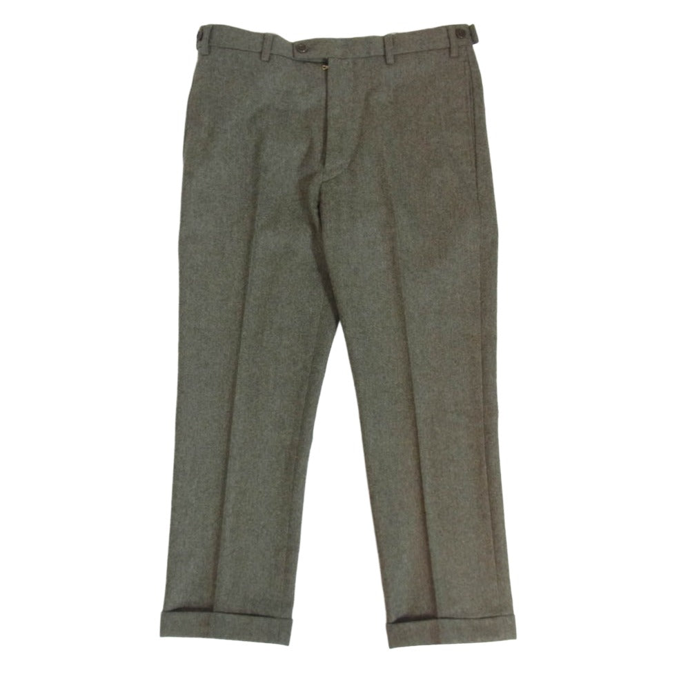 VISVIM ビズビム VS0001449 HIGH WATER SLACKS WOOL PANTS ウール スラックス パンツ モスグリーン系 M【中古】