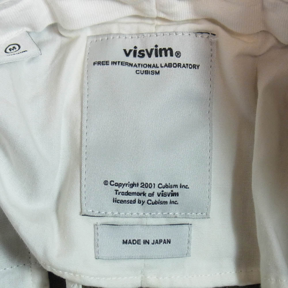 VISVIM ビズビム VS0001449 HIGH WATER SLACKS WOOL PANTS ウール スラックス パンツ モスグリーン系 M【中古】