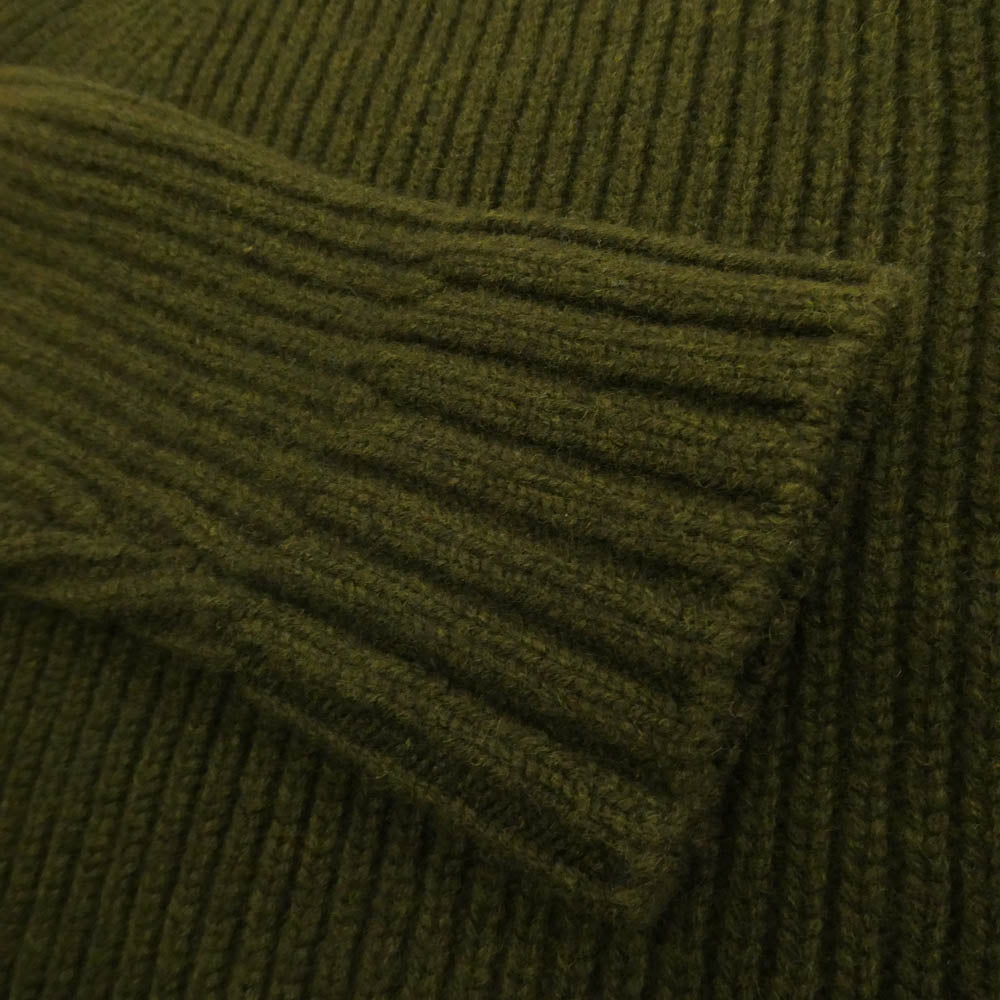 VISVIM ビズビム VS0001547 カシミア混 ハイネック ニット セーター モスグリーン系 L【中古】