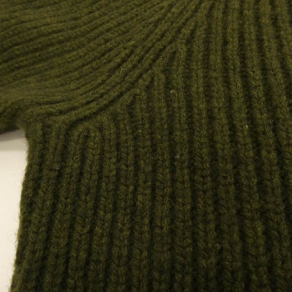 VISVIM ビズビム VS0001547 カシミア混 ハイネック ニット セーター モスグリーン系 L【中古】