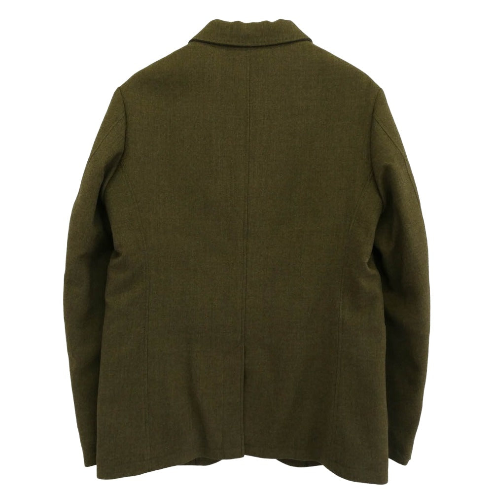 VISVIM ビズビム VS0001572 Blazer Jacket 中綿 ウール ブレザー 4B テーラード ジャケット モスグリーン系 L【中古】