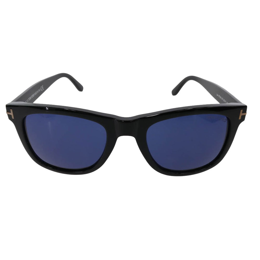 TOM FORD トムフォード TF336 01V イタリア製 Leo レオ サングラス アイウェア 眼鏡 ブラック系 52□21 145【中古】