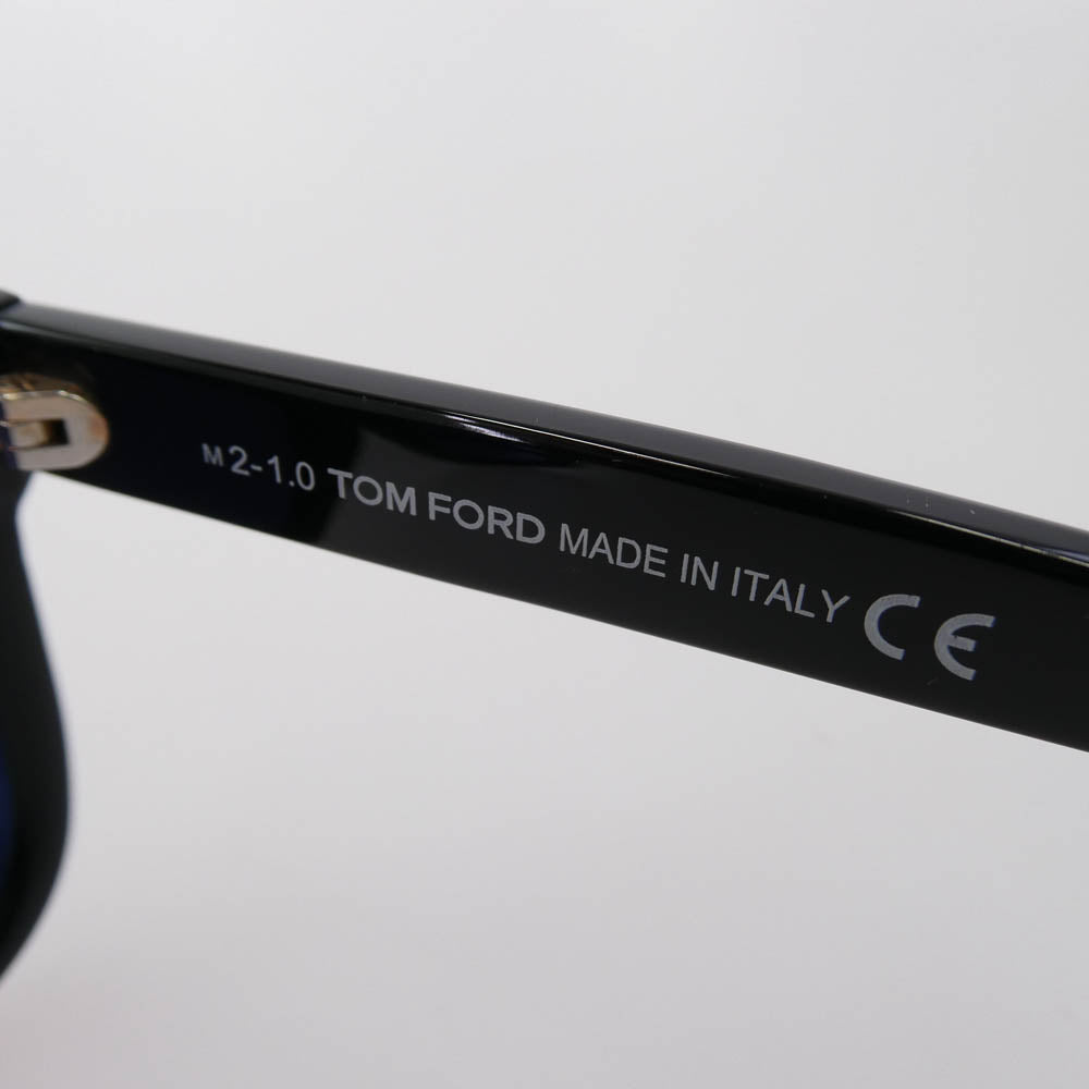 TOM FORD トムフォード TF336 01V イタリア製 Leo レオ サングラス アイウェア 眼鏡 ブラック系 52□21 145【中古】