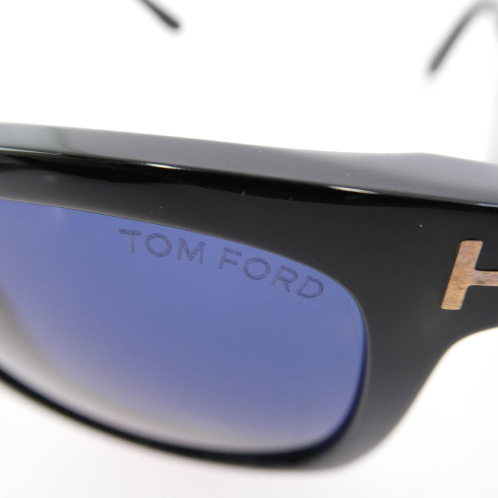 TOM FORD トムフォード TF336 01V イタリア製 Leo レオ サングラス アイウェア 眼鏡 ブラック系 52□21 145【中古】