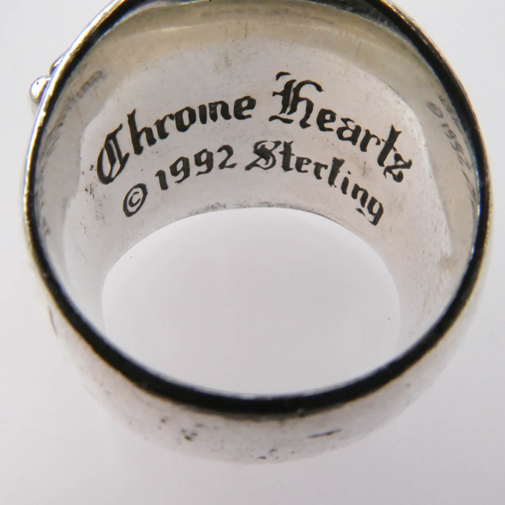 CHROME HEARTS クロムハーツ（原本無） KEEPER RING キーパー リング シルバー系 17号【中古】