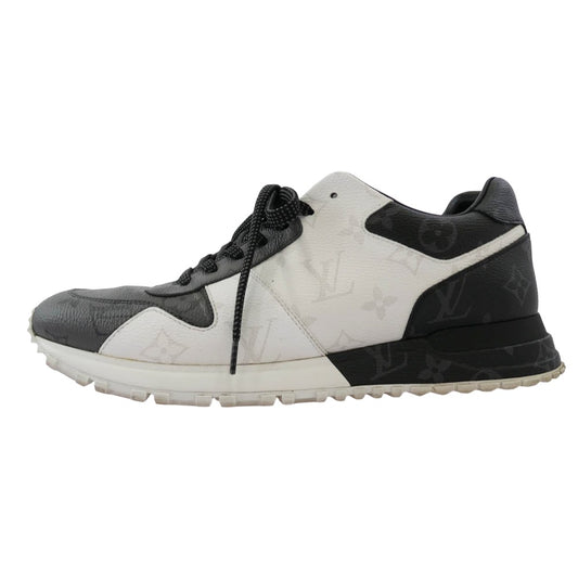 LOUIS VUITTON ルイ・ヴィトン 1A8UZL モノグラム ランアウェイ ライン ローカット スニーカー ダークグレー系 ホワイト系 6.5【中古】