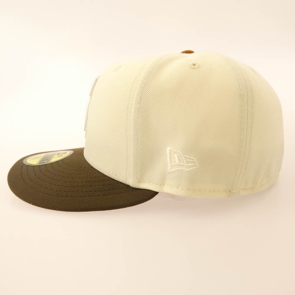NEW ERA ニューエラ 59FIFTY SEATTLE MARINERS MLB 40TH ANNIVERSARY CAP シアトル マリナーズ 40周年 ベースボール キャップ ホワイト系 7 3/8【中古】