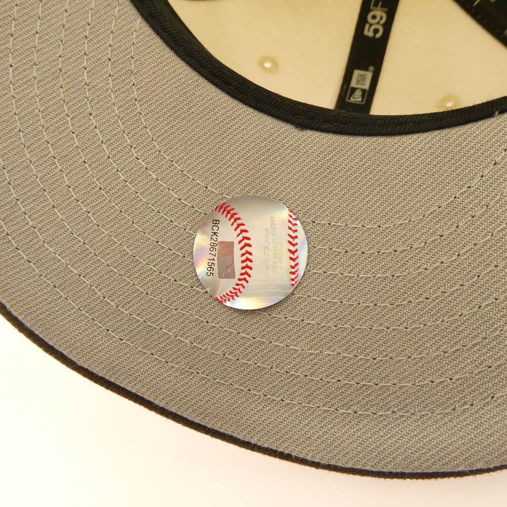 NEW ERA ニューエラ 59FIFTY SEATTLE MARINERS MLB 40TH ANNIVERSARY CAP シアトル マリナーズ 40周年 ベースボール キャップ ホワイト系 7 3/8【中古】