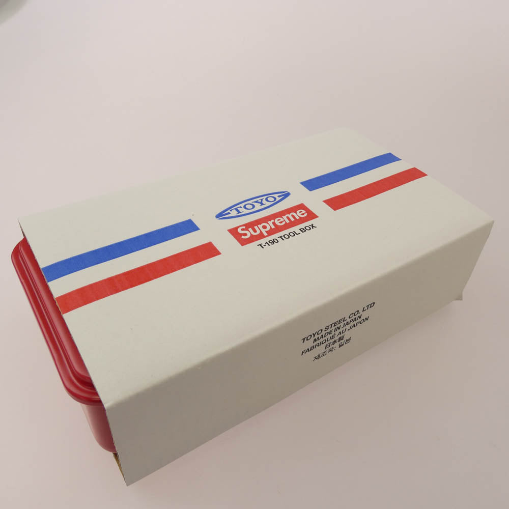 Supreme シュプリーム 25SS Toyo Steel T-190 Mini Toolbox ミニ ツールボックス レッド系【新古品】【未使用】【中古】
