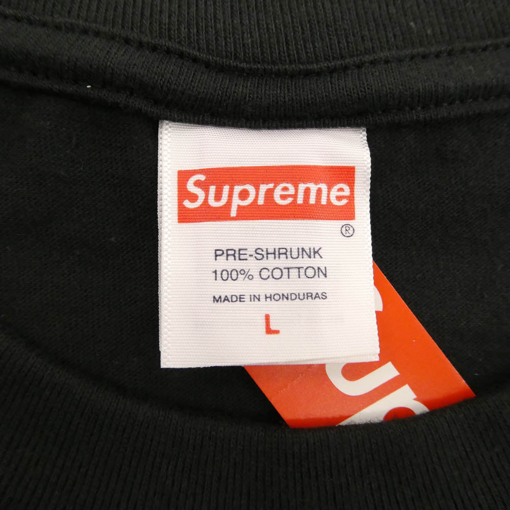 Supreme シュプリーム 25AW Split Tee スプリット ロゴ 半袖 Tシャツ ブラック系 L【新古品】【未使用】【中古】