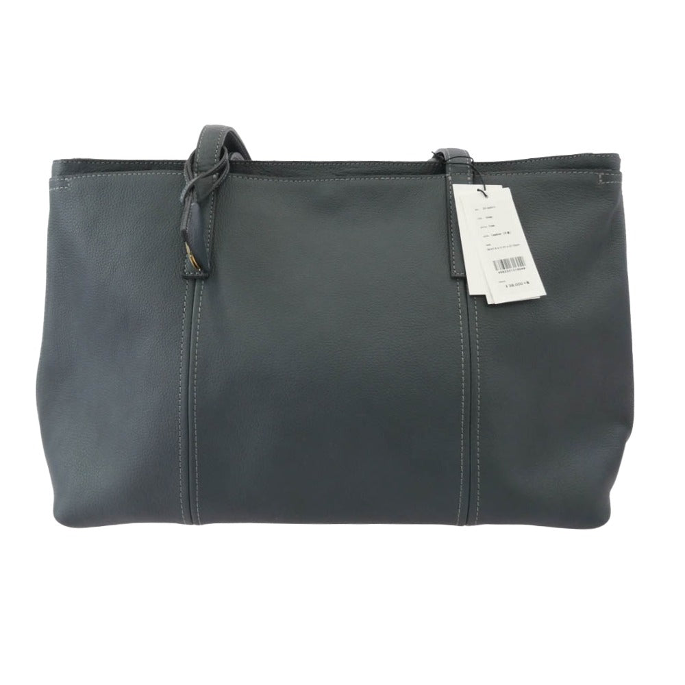 aniary アニアリ 07-02011 Shrink Leather シュリンク レザー トートバッグ グレイ グレー系【中古】
